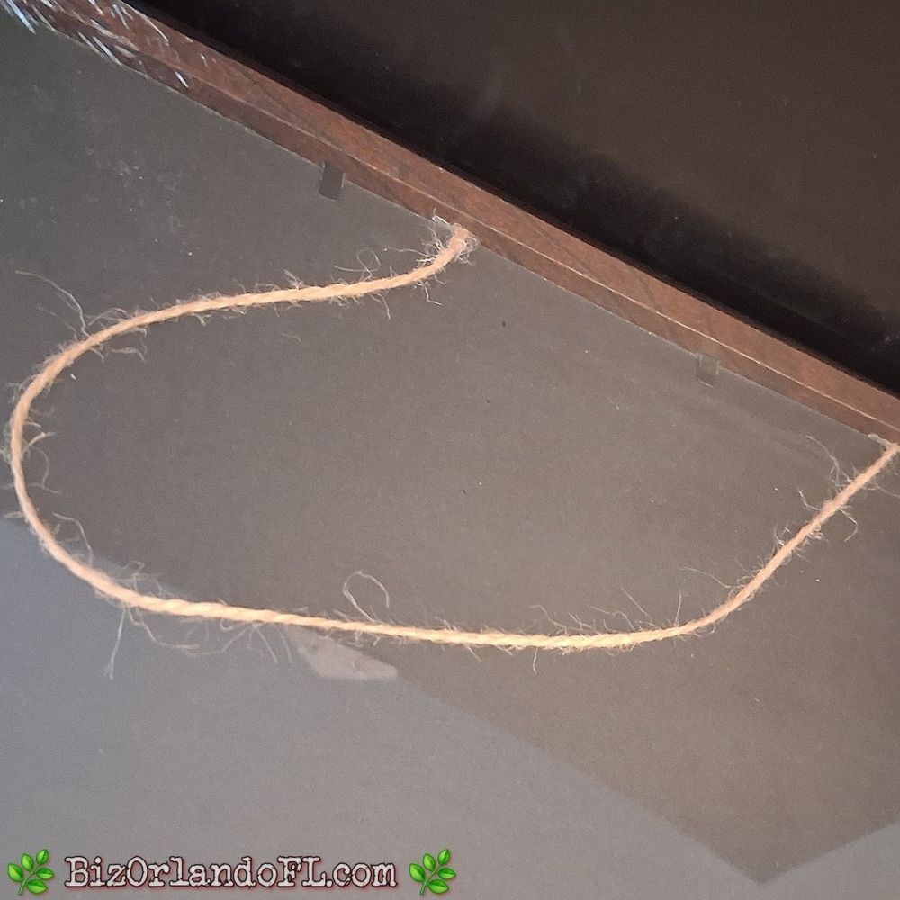 Dark Brown Photo Frame with Twine - Picture 6 of 8